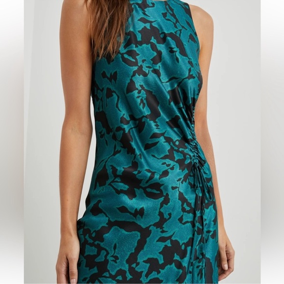 Rails Gabriella Slip Midi Dress in Teal Ice - Picture 3 of 10